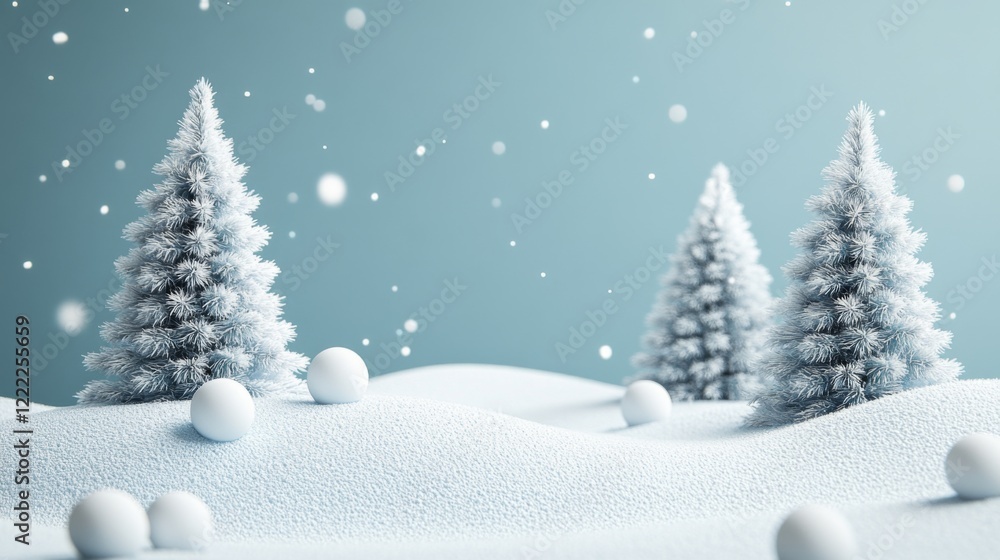 Obraz premium Snowy Winter Wonderland