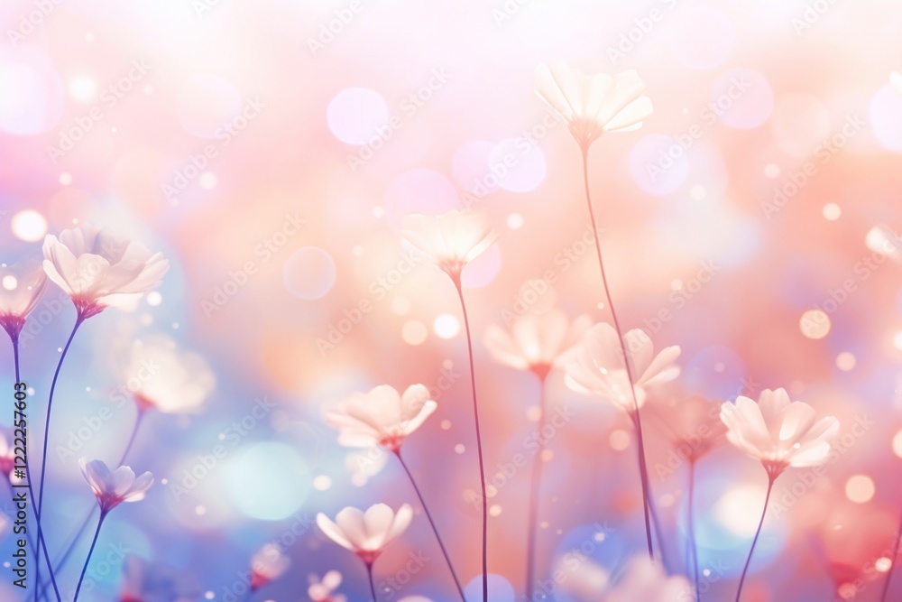 Fototapeta premium Nature pattern bokeh effect background backgrounds abstract outdoors.
