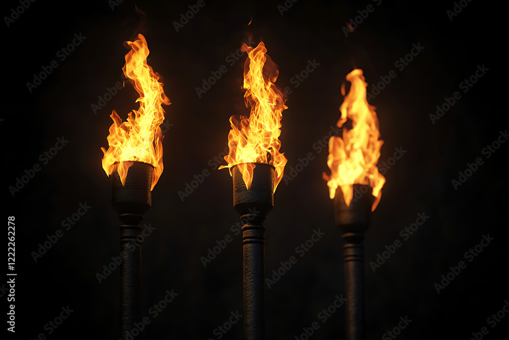 collection of fire torches, collection of burning torches, black background, collection of fire torches on a black background, islamic, ramadan Kareem, eid mubarak, eid al adha, eid al fitr, 3d collection of fire torches, collection of burning torches, black background, collection of fire torches on a black background, islamic, ramadan Kareem, eid mubarak, eid al adha, eid al fitr, 3d