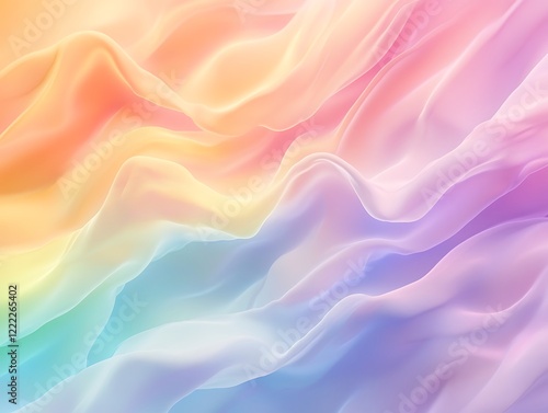 Abstract Pastel Gradient Featuring Soft Colors and a Dreamy Texture in Pink, Blue, and Lavender Hues, Ideal for Backgrounds or Creative Projects
