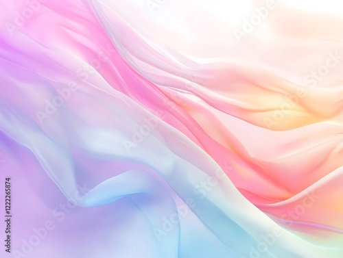 Abstract Pastel Gradient Featuring Soft Colors and a Dreamy Texture in Pink, Blue, and Lavender Hues, Ideal for Backgrounds or Creative Projects
