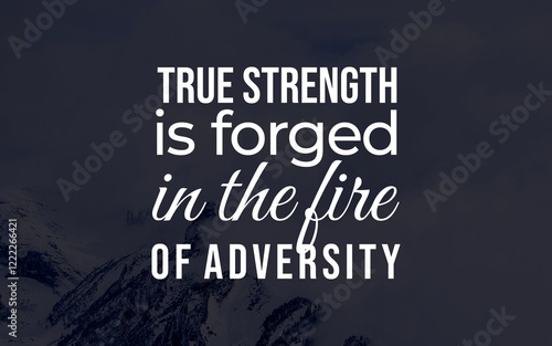 Fotografi Inspirational quotes about being a strong individual, resilience, and overcoming challenges