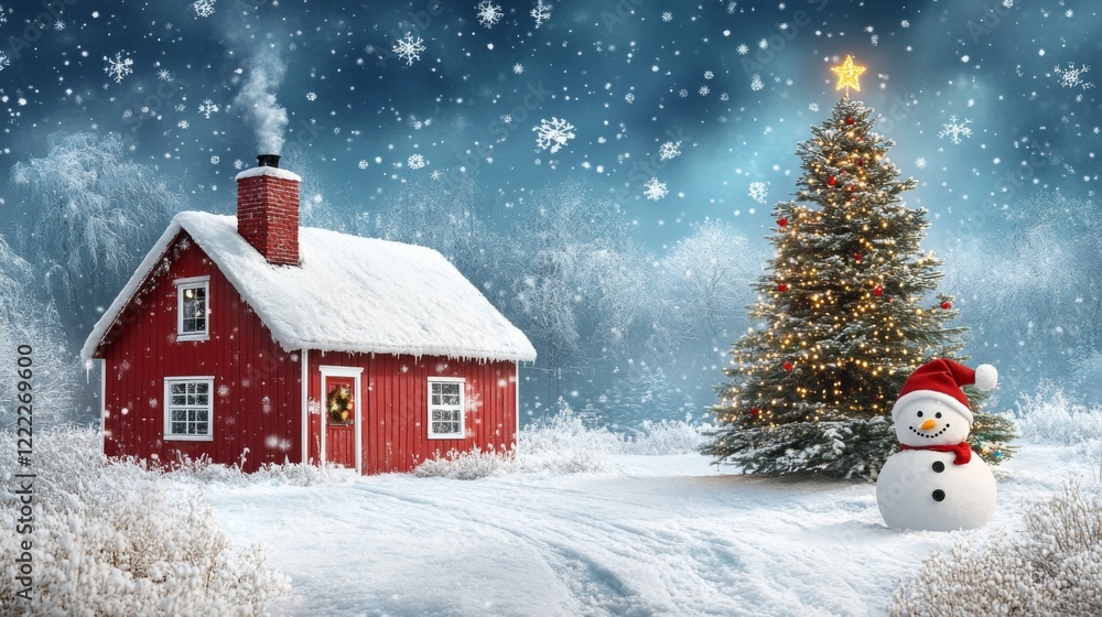 Winter Wonderland Scene Winter Wonderland Scene