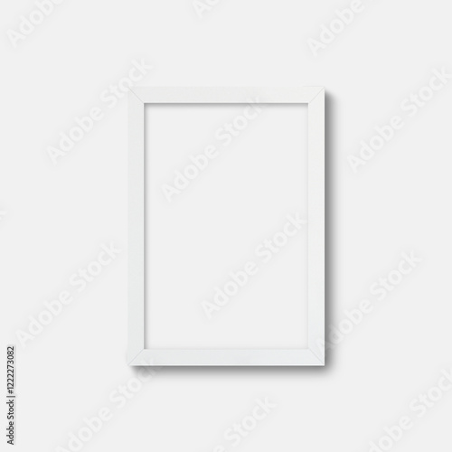 White frame mockup, Frame mockup