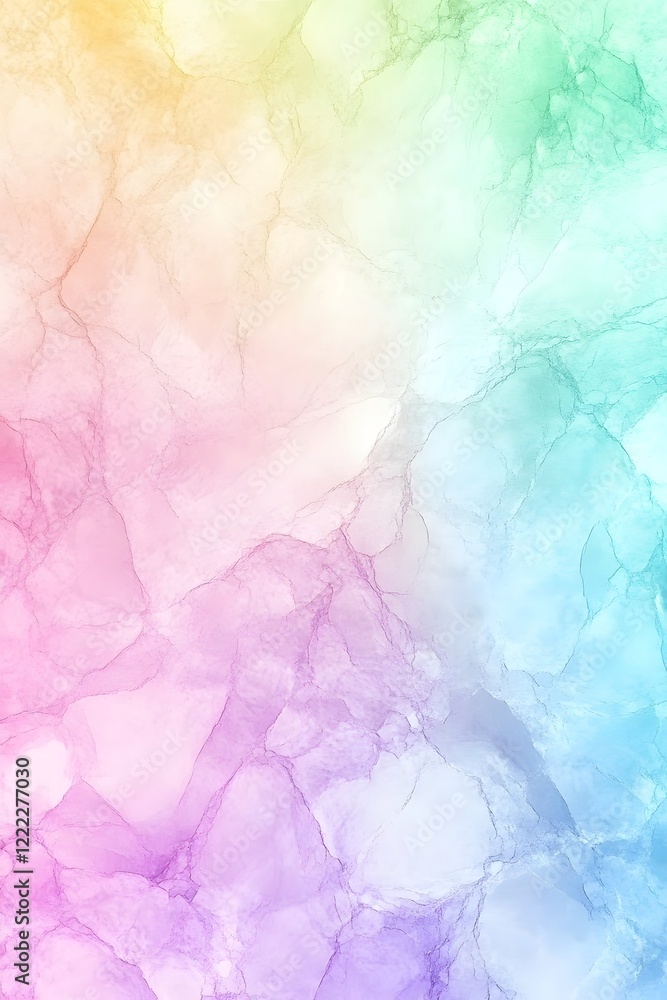 Fototapeta premium Mesmerizing Pastel Marble Texture Pattern in Vibrant Hues
