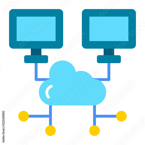 Cloud network Icon