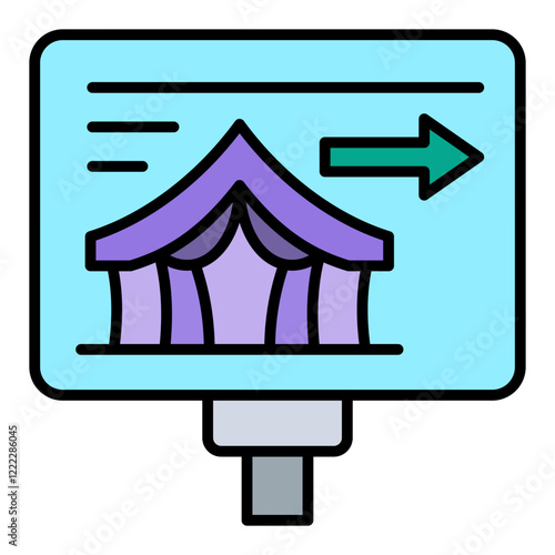 Camping zone Icon