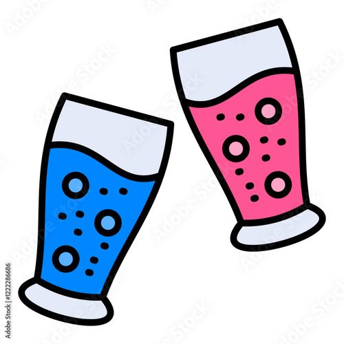 Juice glasses Icon