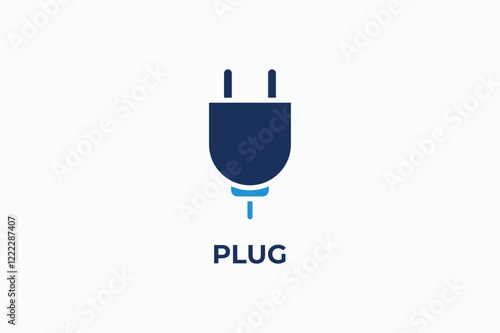 PLUG IN vector, icon or logo sign isolated symbol illustration