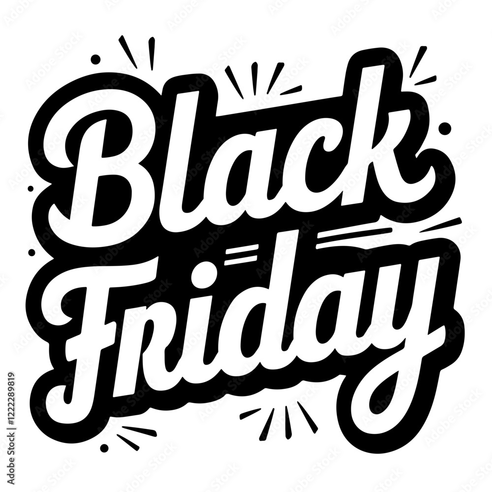 Fototapeta premium Black friday tag vector