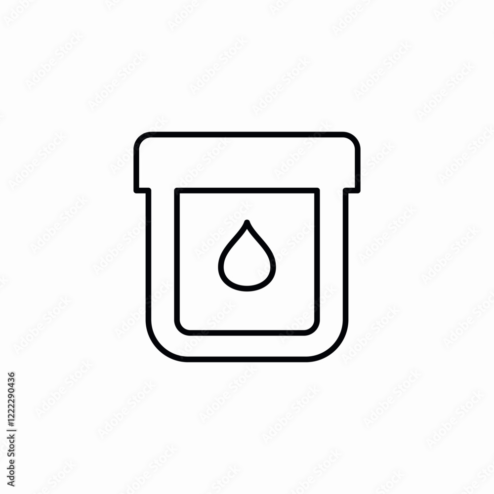 water drop liquid icon vector sign water drop liquid icon vector sign