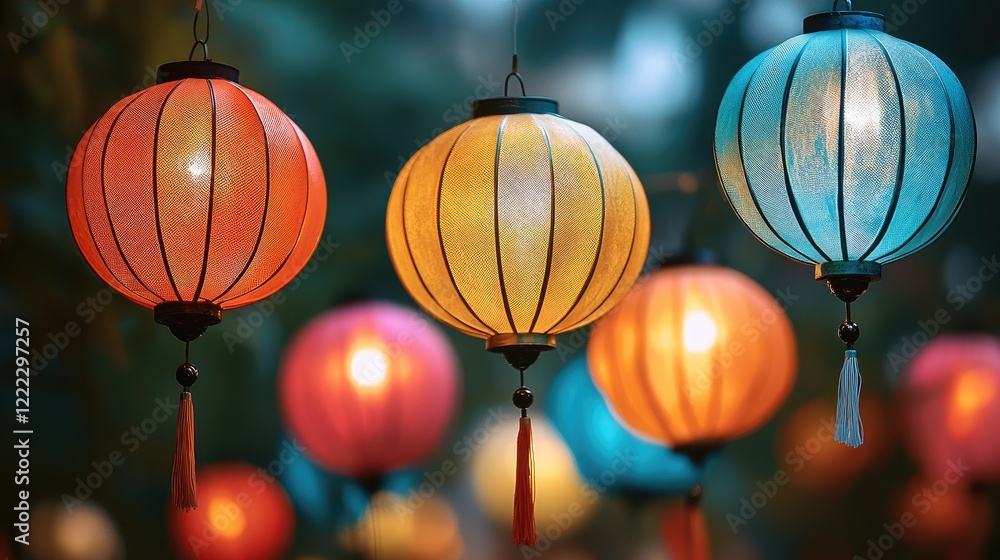Lanterns of Chinese new year, close-up, minimalist. Lanterns of Chinese new year, close-up, minimalist.