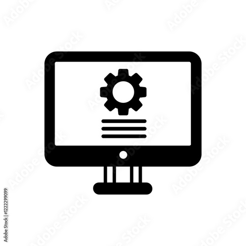 Loading icon vector. Update system illustration sign. Concept of upgrade application progress symbol or logo.