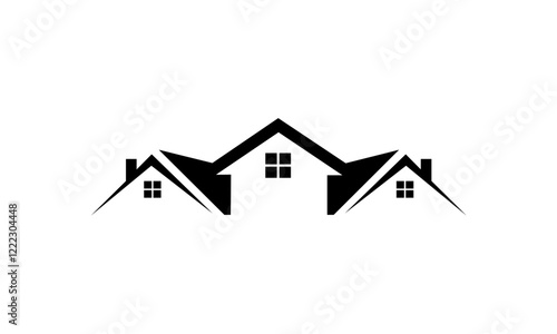 real estate house logo