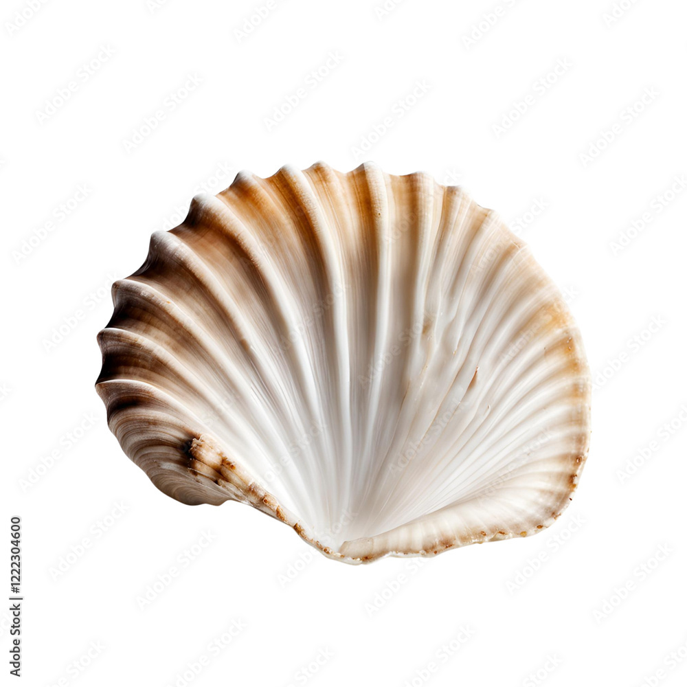 Seashell isolated on transparent or white background, png Seashell isolated on transparent or white background, png