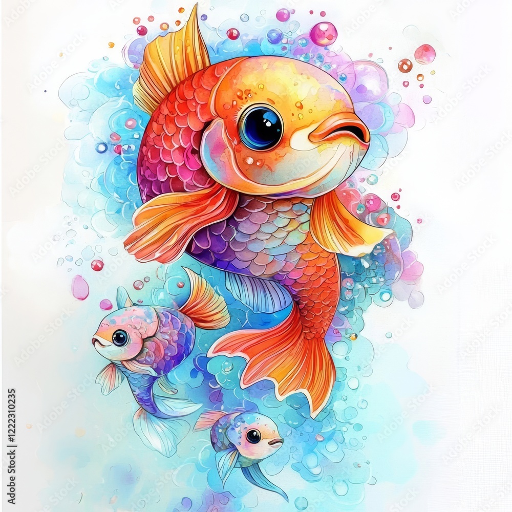 Schools of fish elegantly swimming in crystal-clear waters. Schools of fish elegantly swimming in crystal-clear waters.