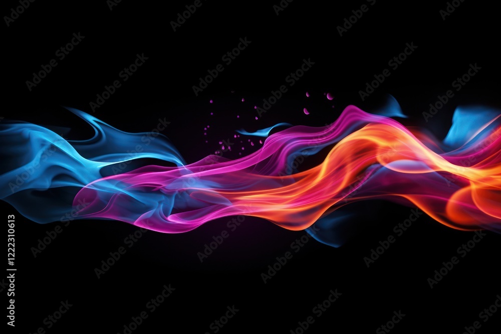 Obraz premium Flame backgrounds pattern purple.
