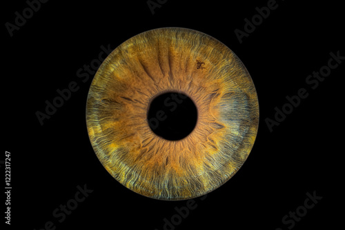 Iris humain artistique- photographie yeux
