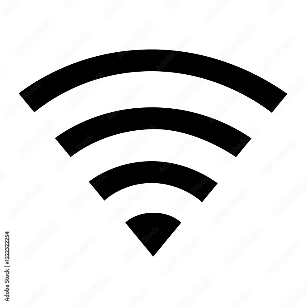 Wifi icon. Wireless network vector icon. flat style vector illustration editable isolated design. Wifi icon. Wireless network vector icon. flat style vector illustration editable isolated design.