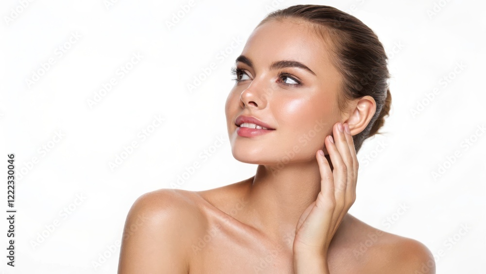 Beautiful Woman with Radiant, Healthy Skin Beautiful Woman with Radiant, Healthy Skin
