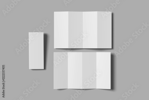  4 page brochure blank templat