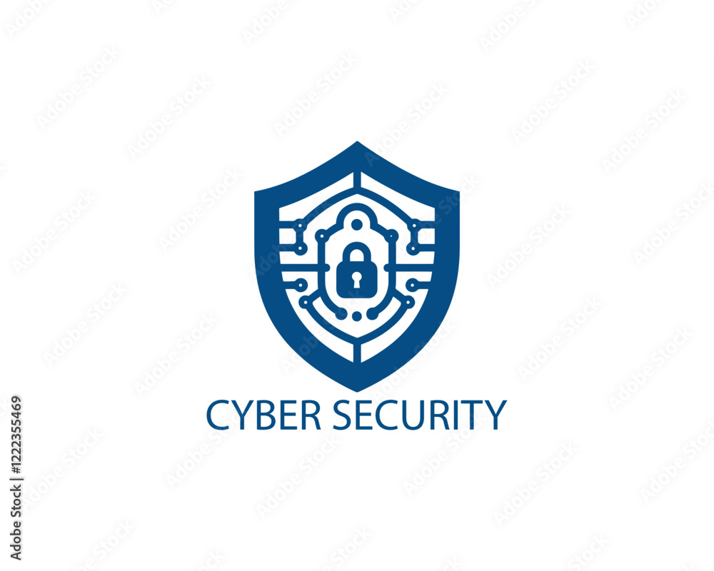 Modern cyber security logo Template. Cyber security logo icon symbol vector illustration. Modern cyber security logo Template. Cyber security logo icon symbol vector illustration.