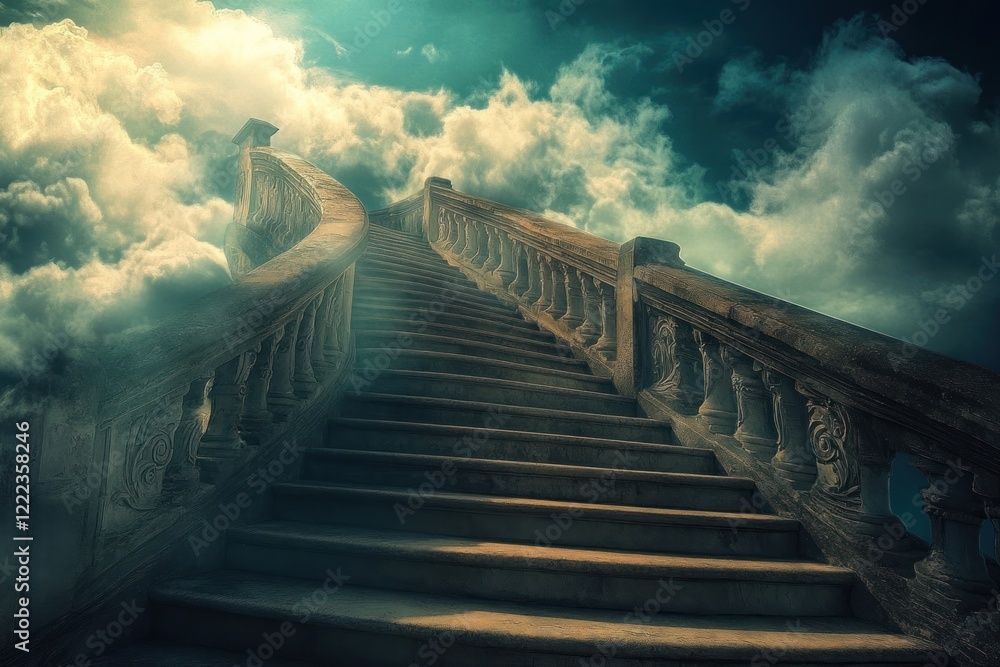 Obraz premium Stairway To Heaven staircase stairway heaven.