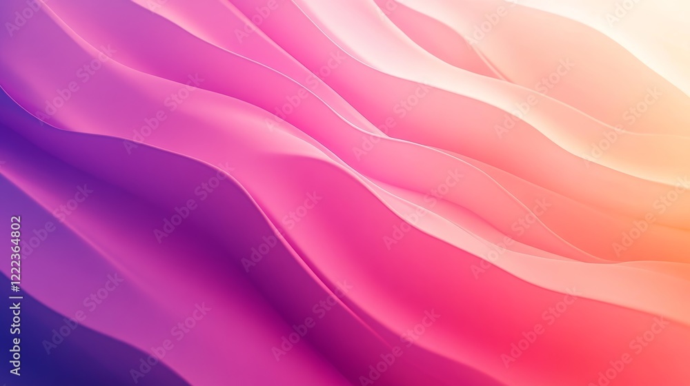 Abstract Pink and Purple Waves: A Digital Art Piece Abstract Pink and Purple Waves: A Digital Art Piece