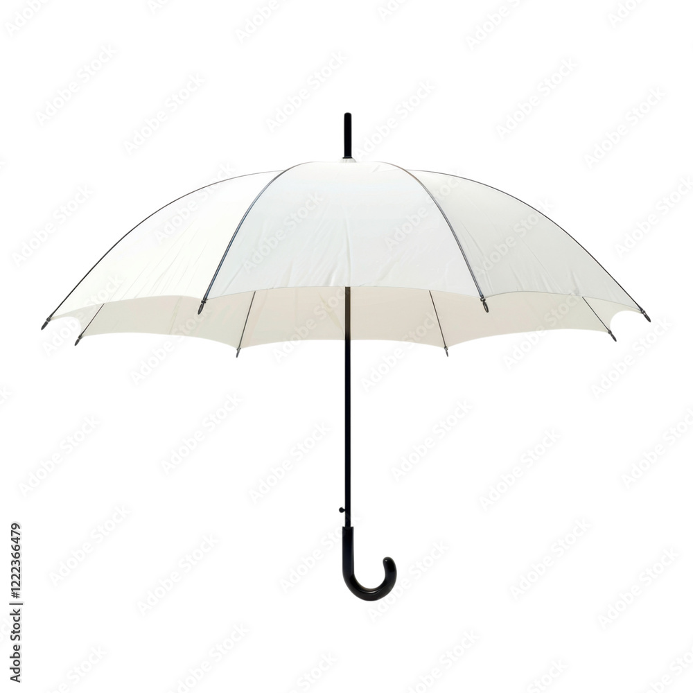 Elegant White Umbrella - Perfect for Rainy Days Elegant White Umbrella - Perfect for Rainy Days