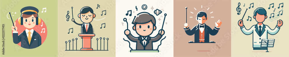 A collection of vectors of a skilled composer A collection of vectors of a skilled composer