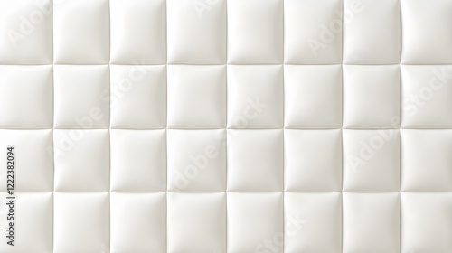 White Upholstery Texture Seamless Pattern Background