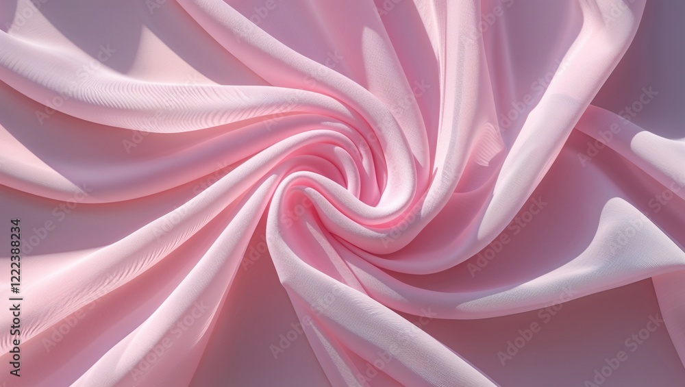 Obraz premium Soft Pink Swirl of Elegance