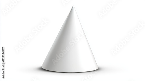 Wallpaper Mural White party hat for birthday, anniversary, christmas celebration. Vector realistic 3d mockup of blank cone head caps for carnival, holidays and festive isolated on white background Torontodigital.ca