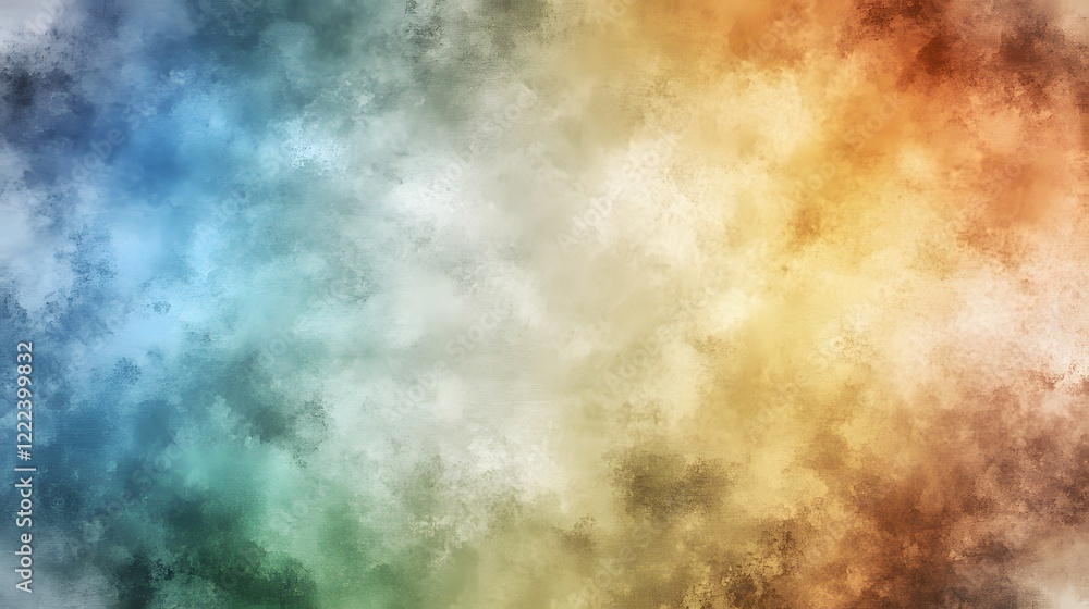 Obraz premium Abstract Colorful Watercolor Background Texture, Grunge Style Design, Multicolored Paint