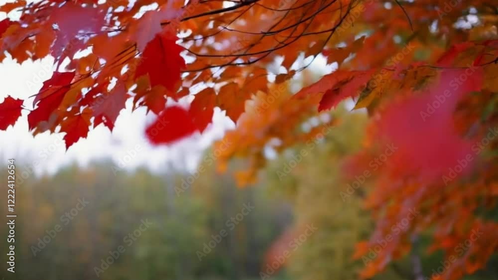 The leaves are falling from the trees 4k resolution video. The leaves are falling from the trees 4k resolution video.