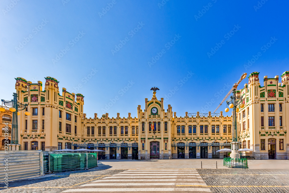 Fototapeta premium Valencia Nord railway station.