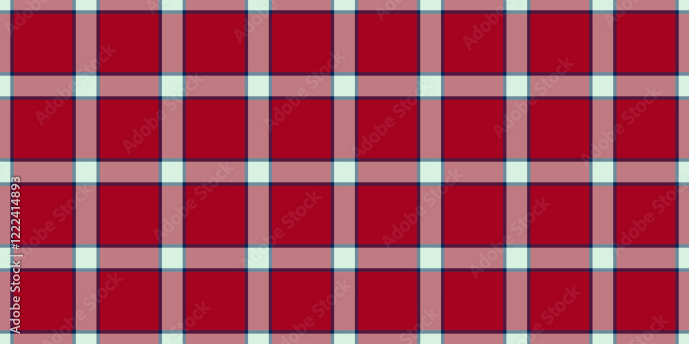 Obraz premium Bold and dynamic tartan with vivid stripes and contrast lines, p