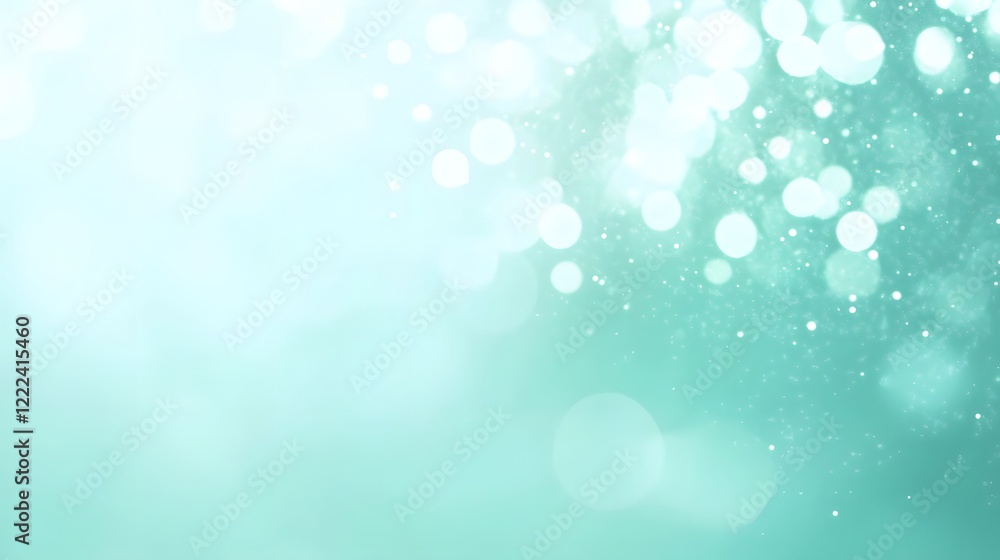 Obraz premium blue bokeh background