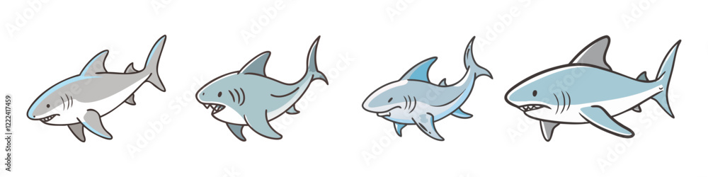 bull shark icon, bull shark vector illustration-simple illustration of bull shark, perfect for bull shark logos and icons bull shark icon, bull shark vector illustration-simple illustration of bull shark, perfect for bull shark logos and icons