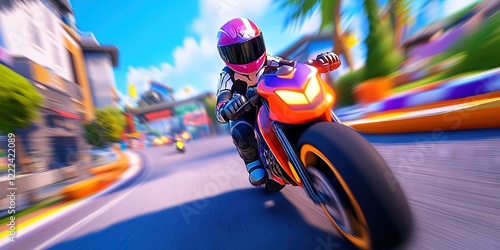 smartphone racing video game screenshot
