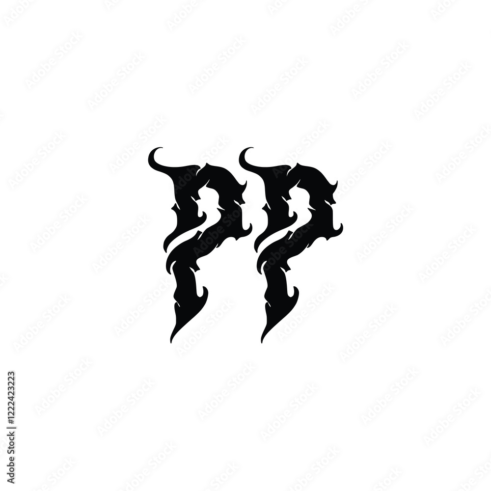 PP monogram logo design letter text name symbol monochrome logotype alphabet character simple logo PP monogram logo design letter text name symbol monochrome logotype alphabet character simple logo