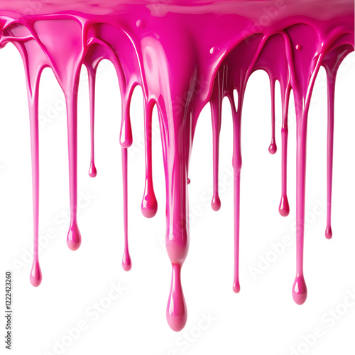 Pink Paint Dripping Abstract Background Design Texture art flow color fluid drops image   