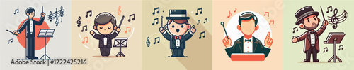 A collection of vectors of a professional music composer