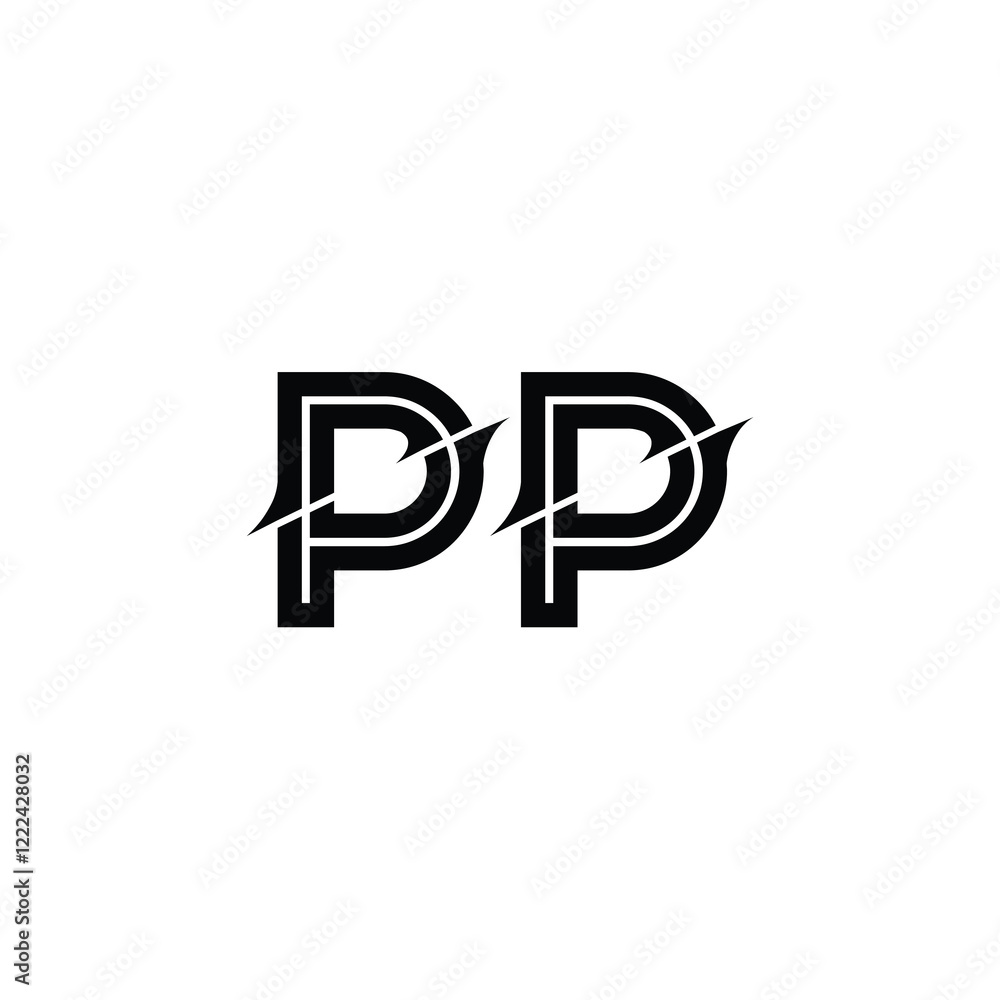 PP monogram logo design letter text name symbol monochrome logotype alphabet character simple logo PP monogram logo design letter text name symbol monochrome logotype alphabet character simple logo