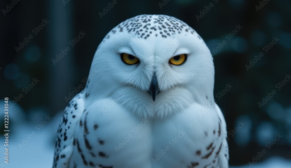 Obraz premium Cinematic photo of Snowy Owl
