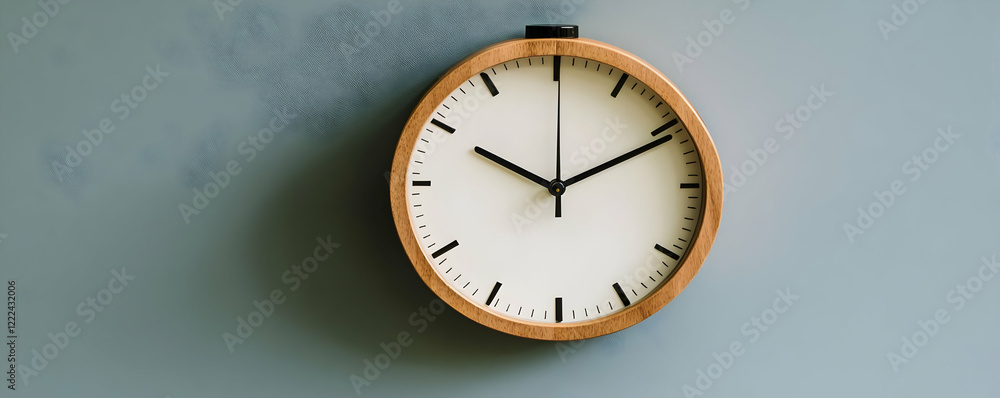 custom made wallpaper toronto digitalWall Clock Time Management Grey Background