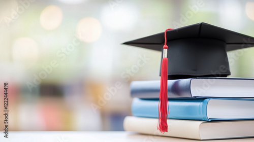 Graduation Cap on Books: A ...