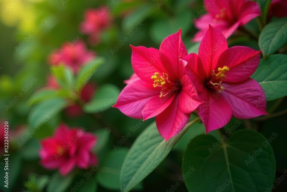 Pisonia Bougainvillea glabra Ti plant with flowers and foliage, pisonia, foliage Pisonia Bougainvillea glabra Ti plant with flowers and foliage, pisonia, foliage