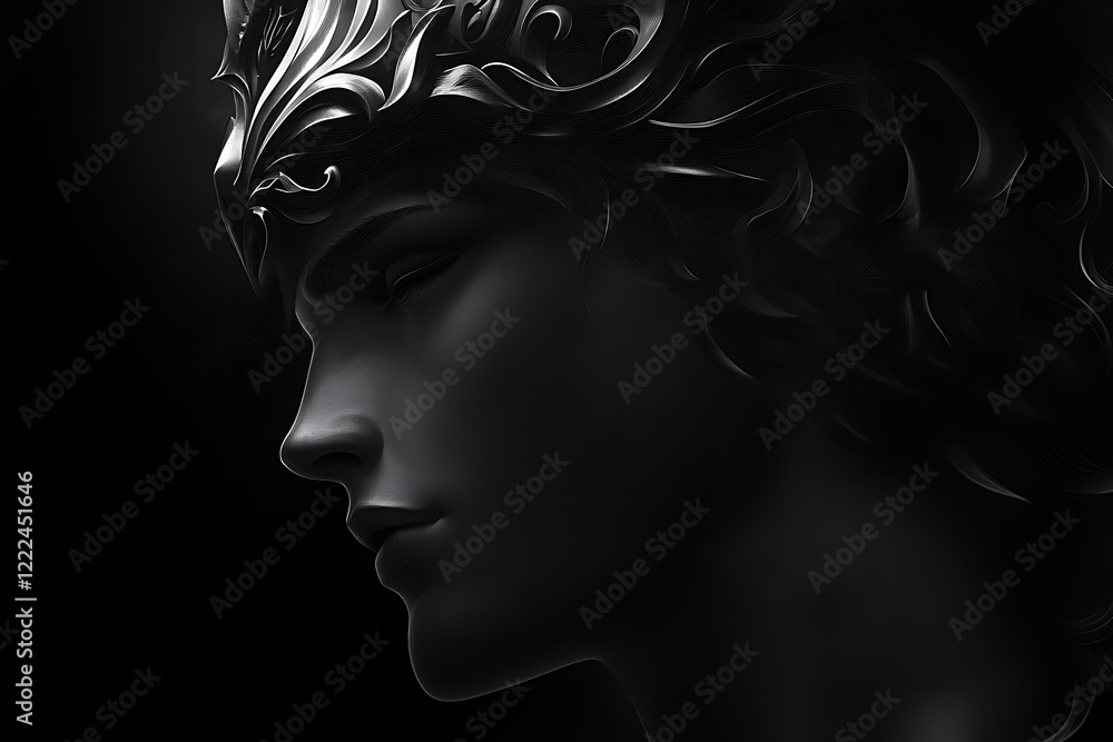 Black and white portrait gods of olympus Black and white portrait gods of olympus