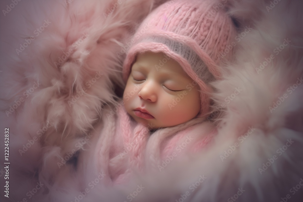 Soft light photography of a newborn baby on a white background Soft light photography of a newborn baby on a white background